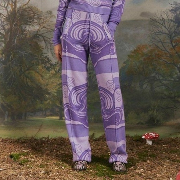 Purple Swirl Women's Jumpsuit - Picture 2 of 12